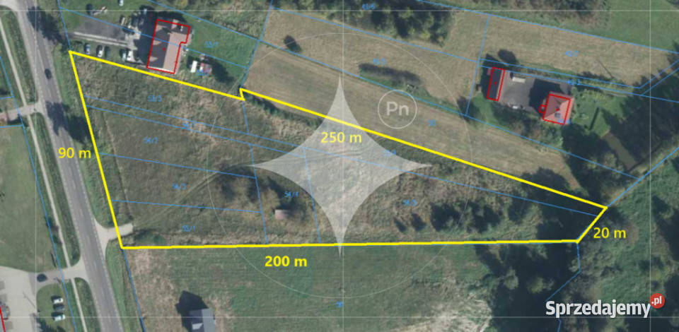 Działka komercyjna krajowej 17 i S17 Dąbrowa Tomaszowska