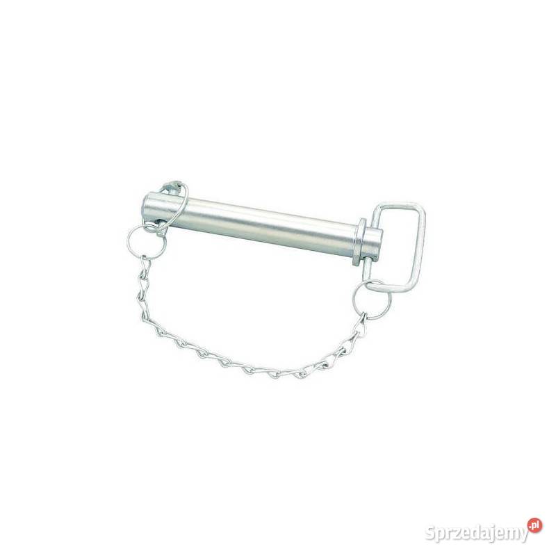 Sworzeń zaczepu z łańcuszkiem i zawleczką 28 x