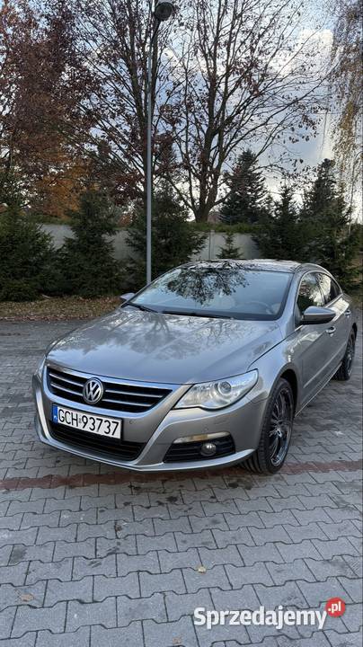 Volkswagen Passat cc 20TDi 170 DSG złoty kolor czujnik parkowania Czersk