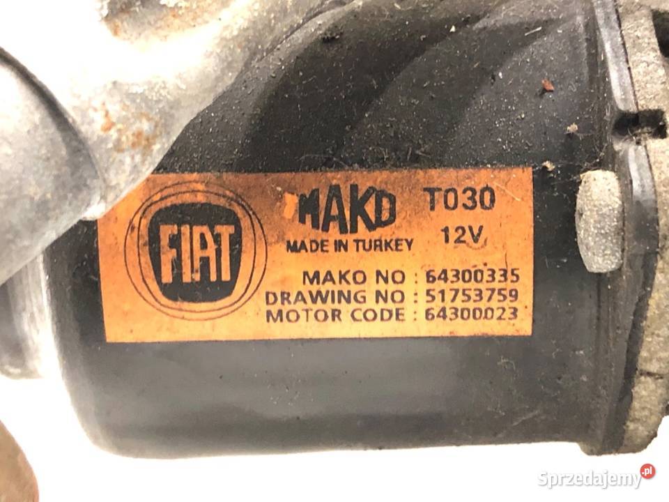 MECHANIZM WYCIERACZEK PRZÓD FIAT LINEA 51753759 Mechanizmy wycieraczek