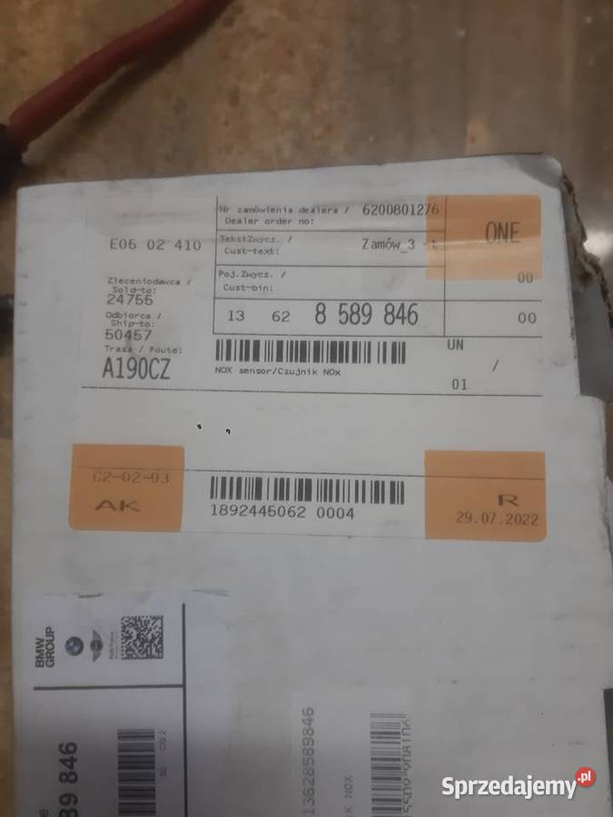 Sonda lambda czujnik nox tlenku azotu BMW X6 f16 podkarpackie Zalesie