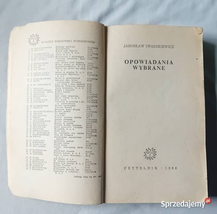 Jarosław Iwaszkiewicz Opowiadania wybrane Koźminek
