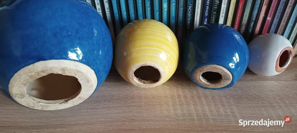 Kule ogrodowe ceramicznekomplet 4 sztuki