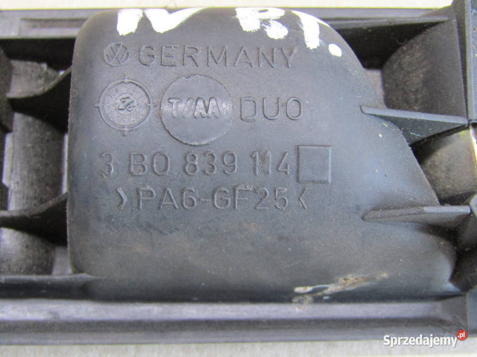 KLAMKA WEWNĘTRZNA PRAWA VW PASSAT B5 3B0839114 łódzkie Mysłaków