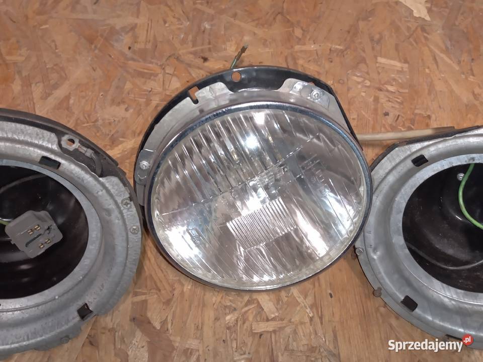 FSO Fiat 125P obudowy miski przednich lamp lampy przednie Oświetlenie dolnośląskie Strzegom