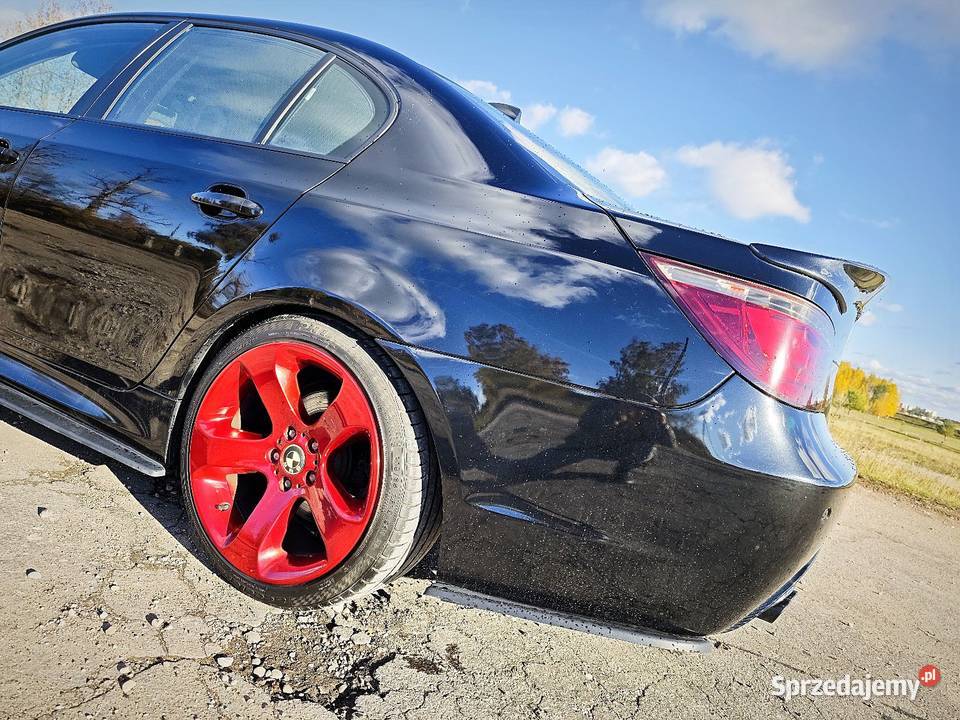 BMW E60 525D 2004r czarny anglik groźny i nie do 240KM Suwałki