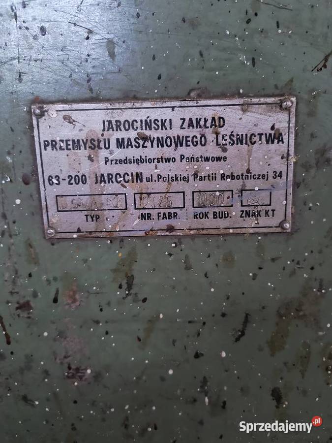Heblarka strugarka wyrówniarka Jaroma dsva40 Produkcja Biznes i Przemysł dolnośląskie Wrocław