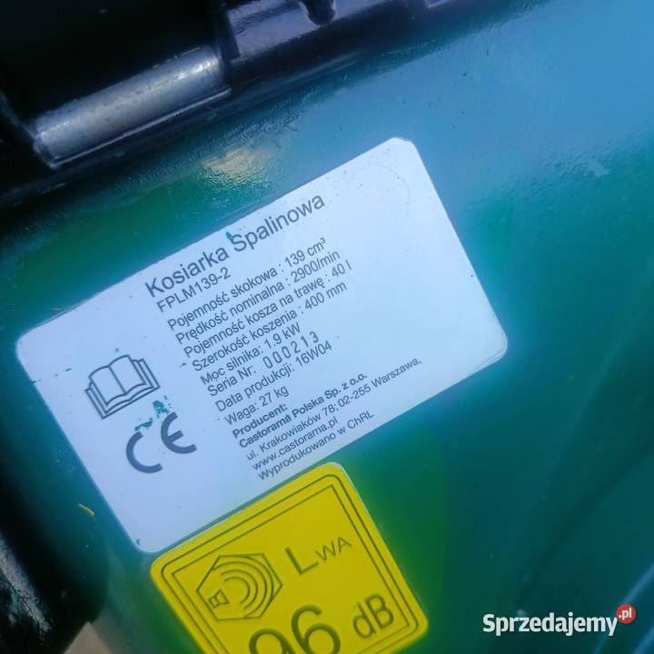 Kosiarka spalinowa z napędem Pielgrzymka