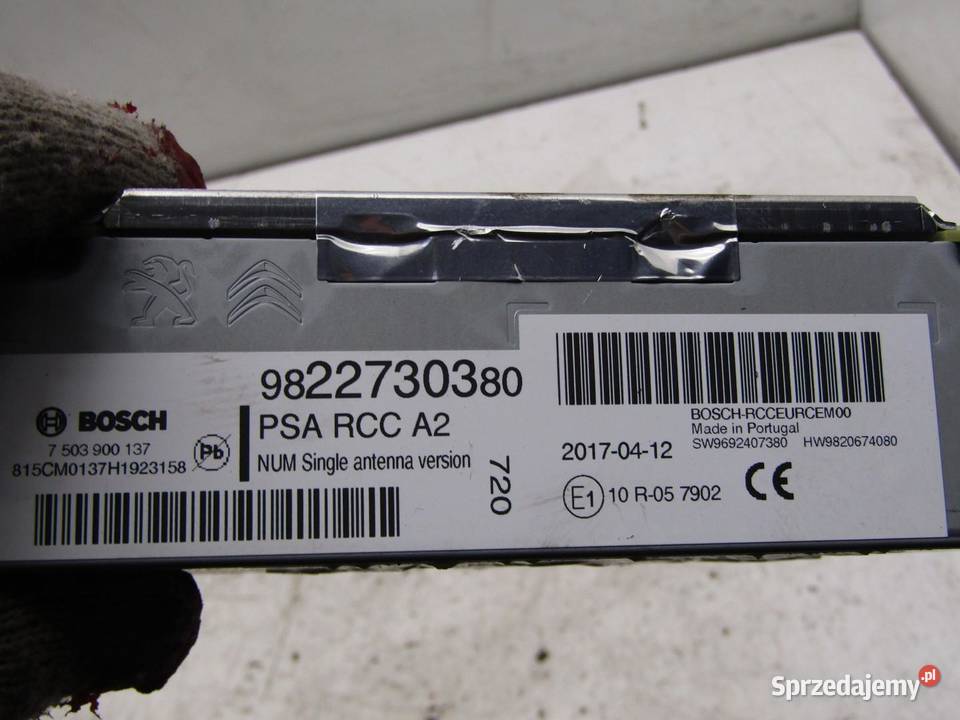 RADIO NAWIGACJA NAVI CITROEN C3 III 9822730380 osobowe