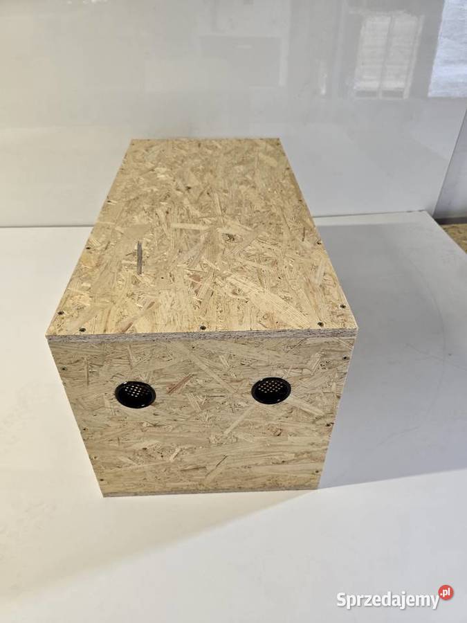 Terrarium z płyty osb 80x40x40 front drewniany Pięczkowo sprzedam