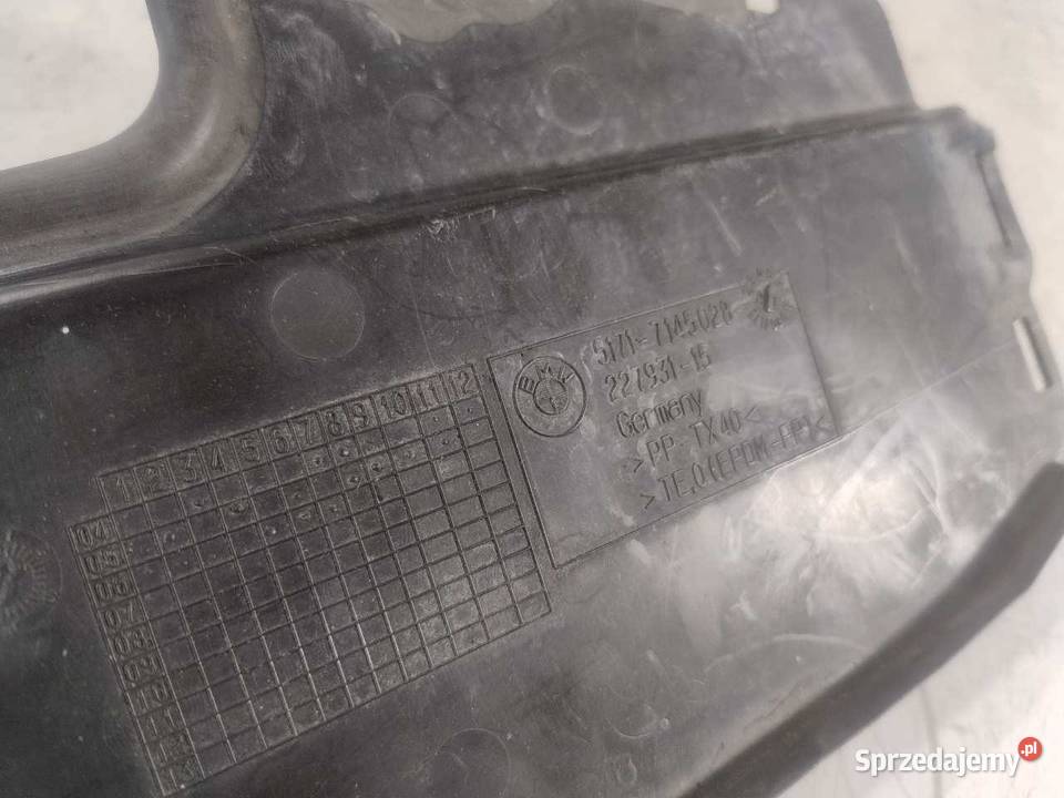 KANAŁ POWIETRZA PRAWY BMW E65 E66 LIFT 7145028 osobowe Kierownice powietrza