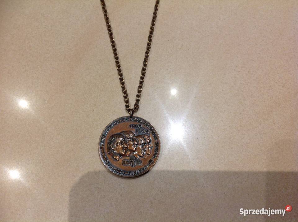 Wisior Medal THE BEATLES ANNO 1966 Uniseks lubuskie Nowa Sól