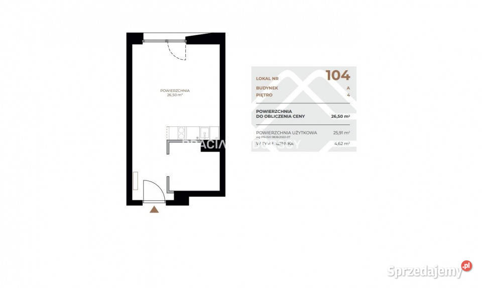 sprzedaży mieszkania Kraków Fabryczna 265m2 1 Liczba pokoi 1