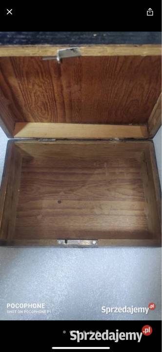 Mała szkatułka skrzyneczka drewniana Pozostałe Gliwice sprzedam