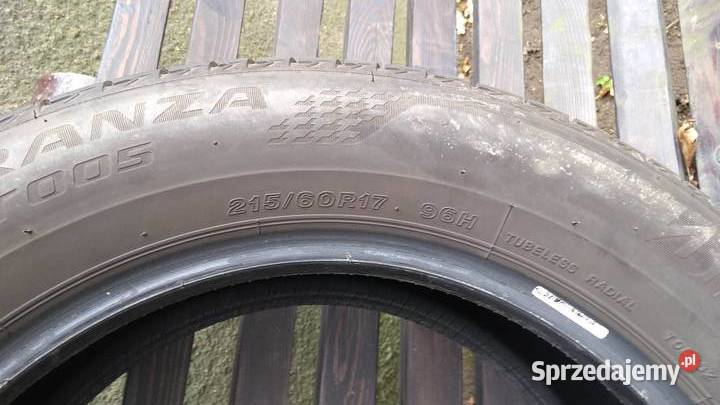 4 Bridgestone Turanza T005 21560 R17 96 H 2022 Rok produkcji 2022 Opony
