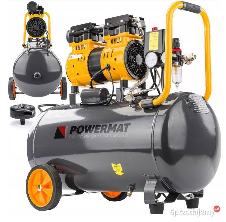 KOMPRESOR BEZOLEJOWY 50L SPRĘŻARKA 8 BAR 290lmin Zawiercie