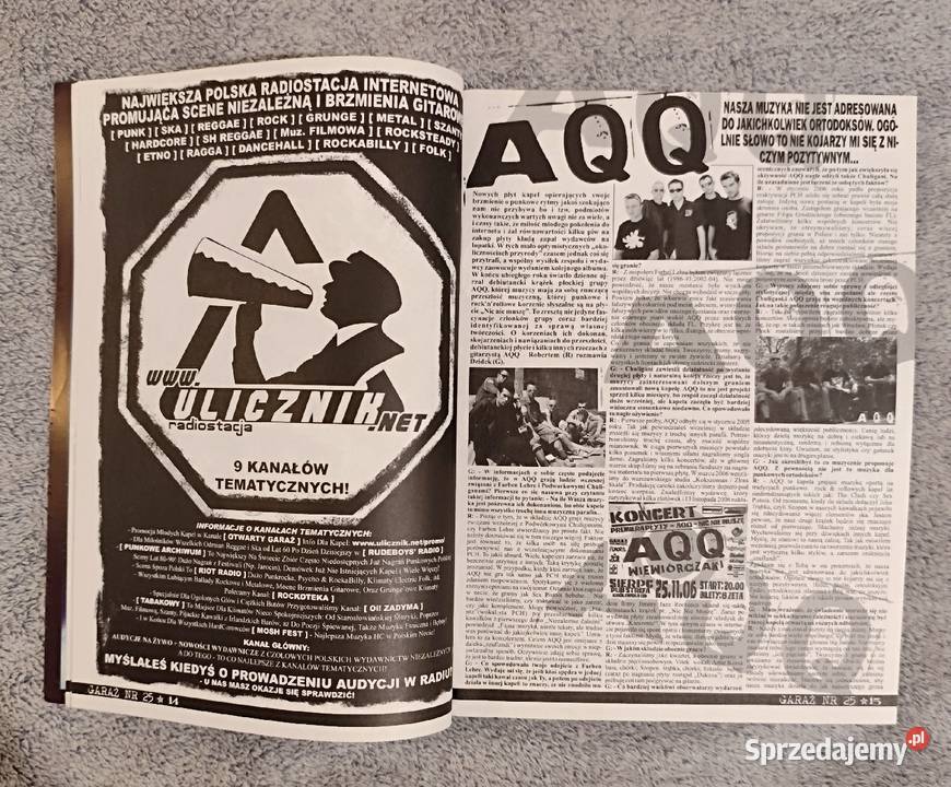 Garaż 25 12007 Fanzine punk oi hc reggae ska Muzyka śląskie Rybnik