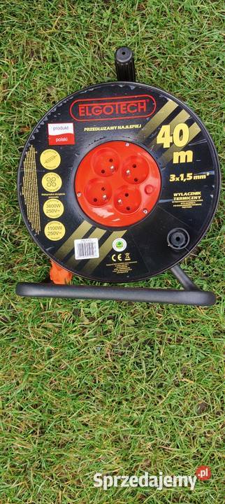 Przedłużacz bębnowy 40m 3x15mm Zakręt