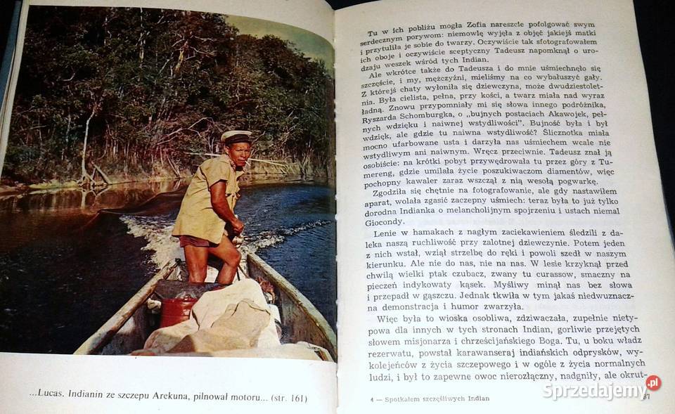 Spotkałem szczęśliwych Indian Arkady Fiedler Książki i Podręczniki Chełm