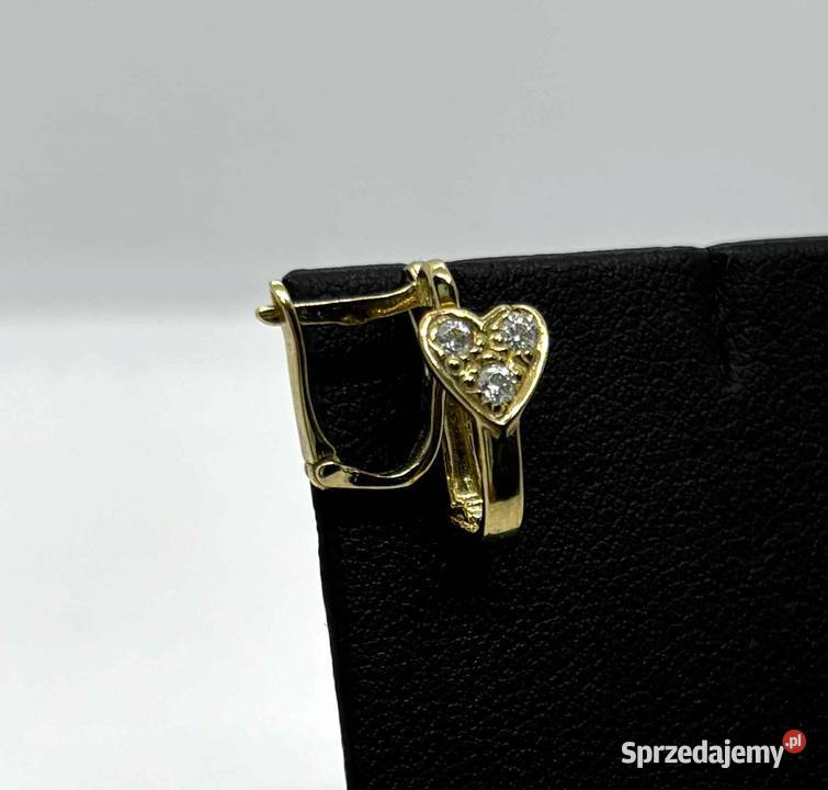 Złote Kolczyki pr 333 135g złoto warmińsko-mazurskie Elbląg