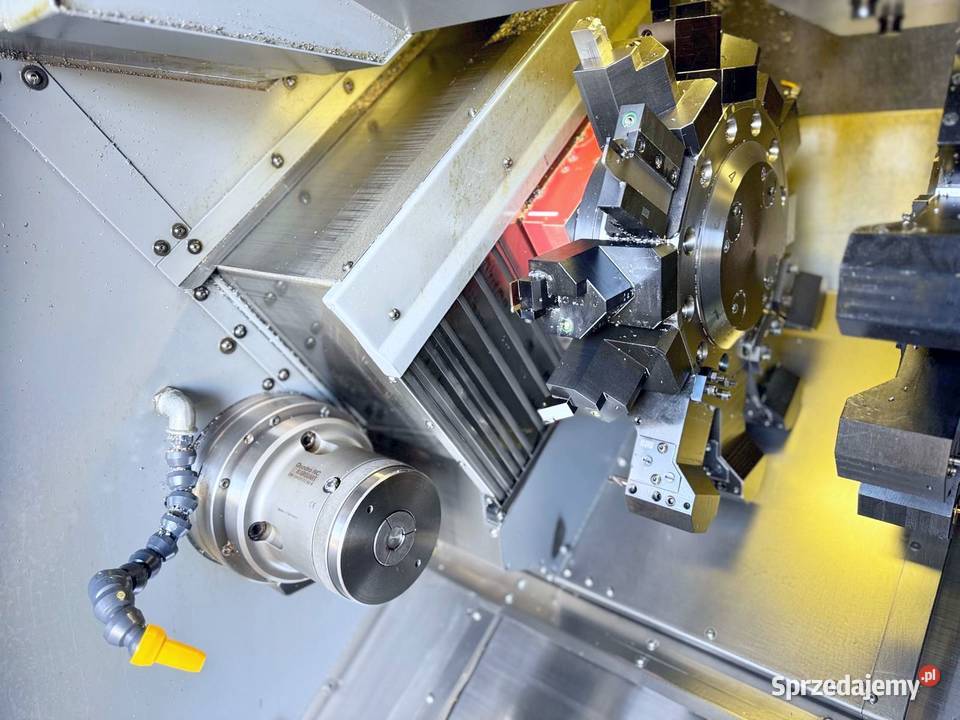 Tokarka CNC EMCO TURN 465 podajnik napędzane Zabór