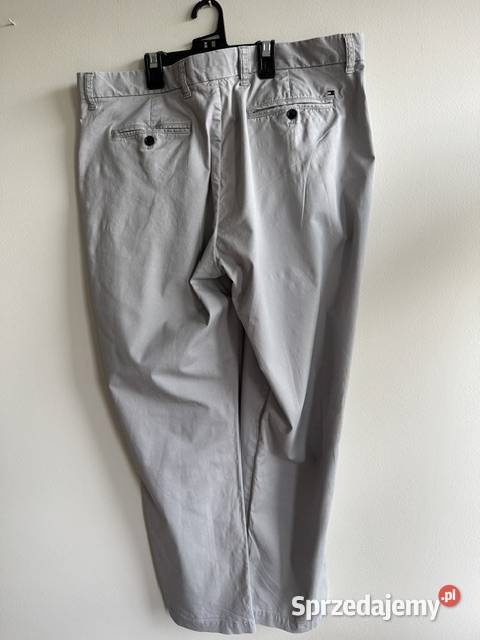 Spodnie Tommy Hilfiger Custom fit bawełna Tommy Hilfiger Dąbie
