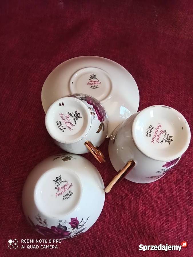 Mlecznik Royal Imperial Made in England Piękność Porcelana i szkło Gdańsk