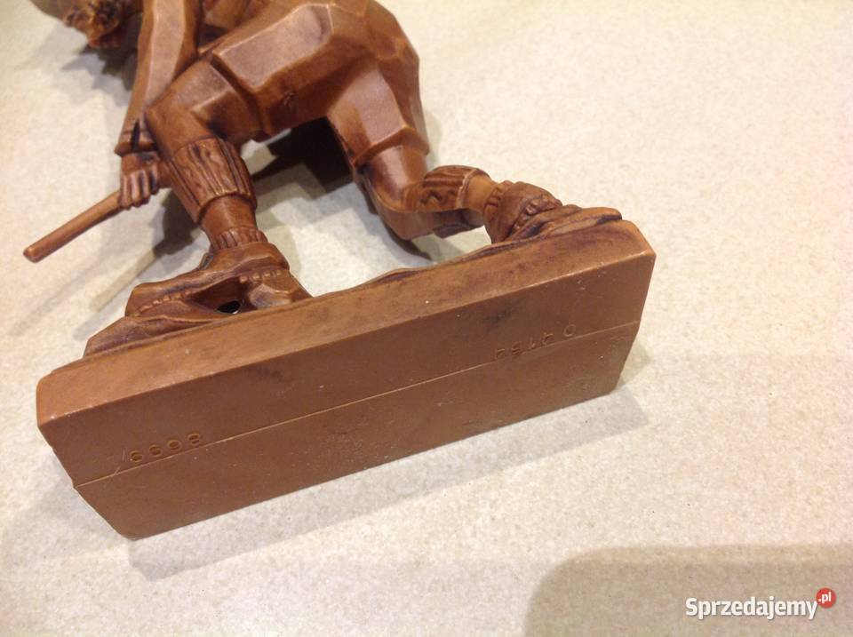 Stara Figurka Myśliwska Myśliwy Sygnowana Nowa Sól