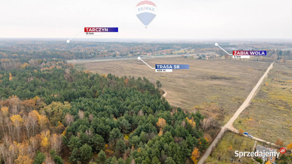 Działki prawdziwym lesie pod duży dom 71m Sprzedaż Siestrzeń