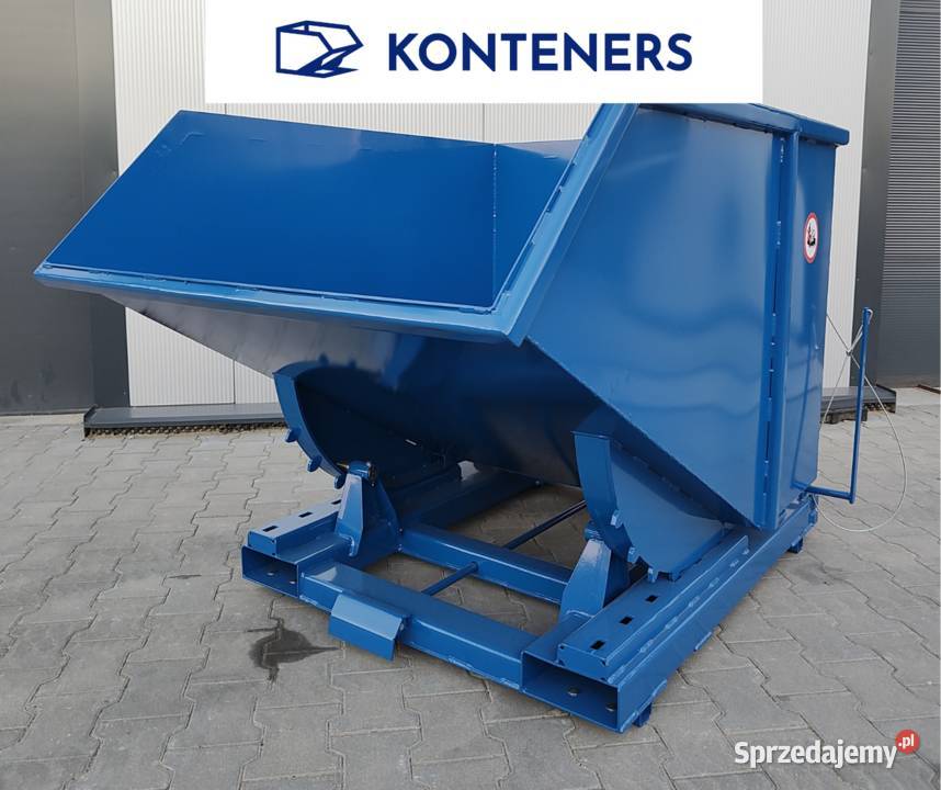 Kontener samowyładowczy 1m3 pojemnik metalowy Pabianice