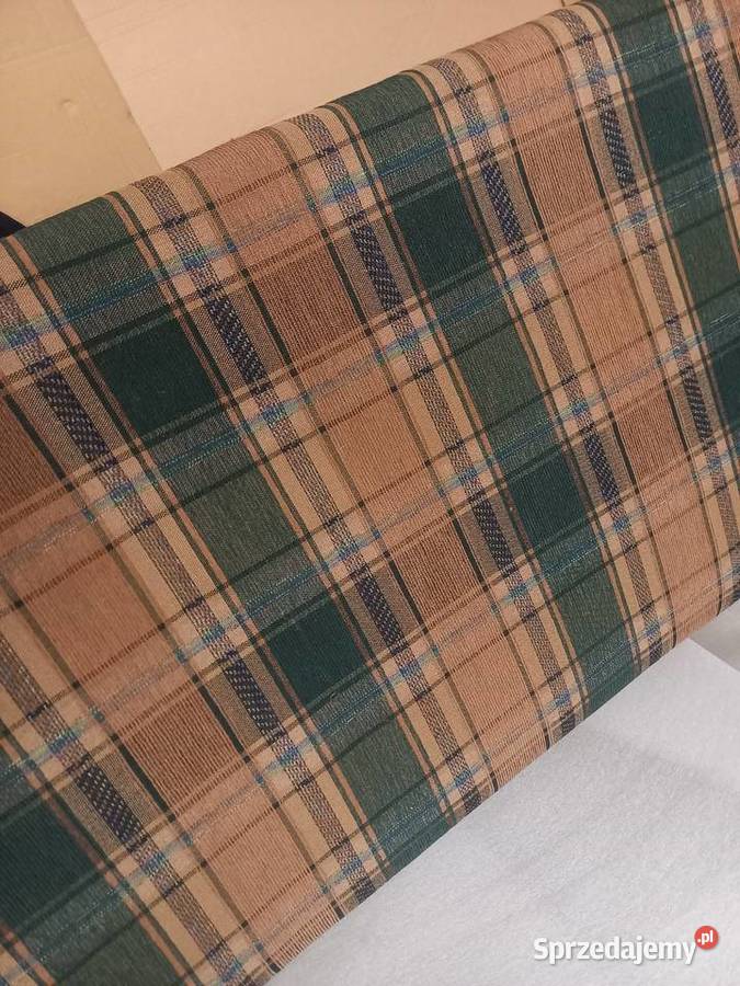 Tapczan ciemno zielono brązowy Grójec