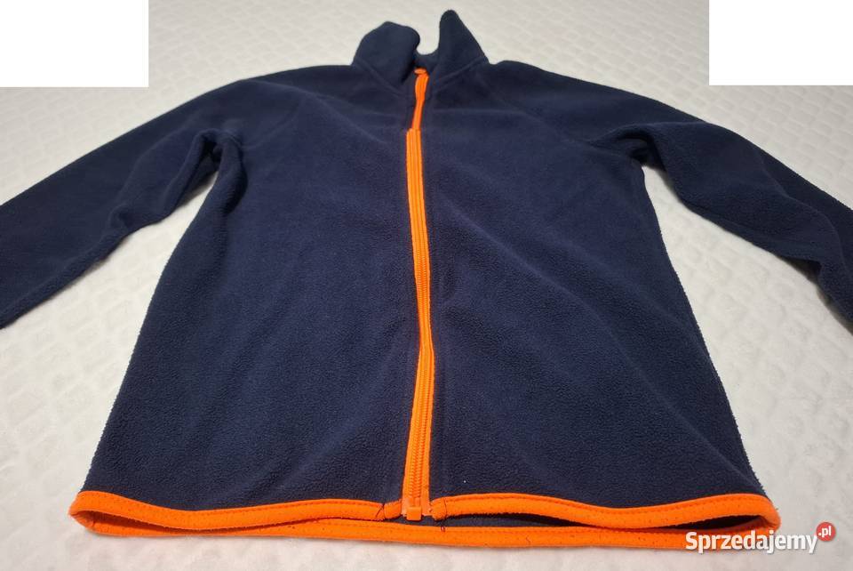 Bluza polarowa długi rękaw chłopięca rozpinana chłopiec