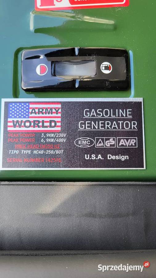 Agregat generator prądotwórczy SPITFIRE X2 lubuskie Chichy