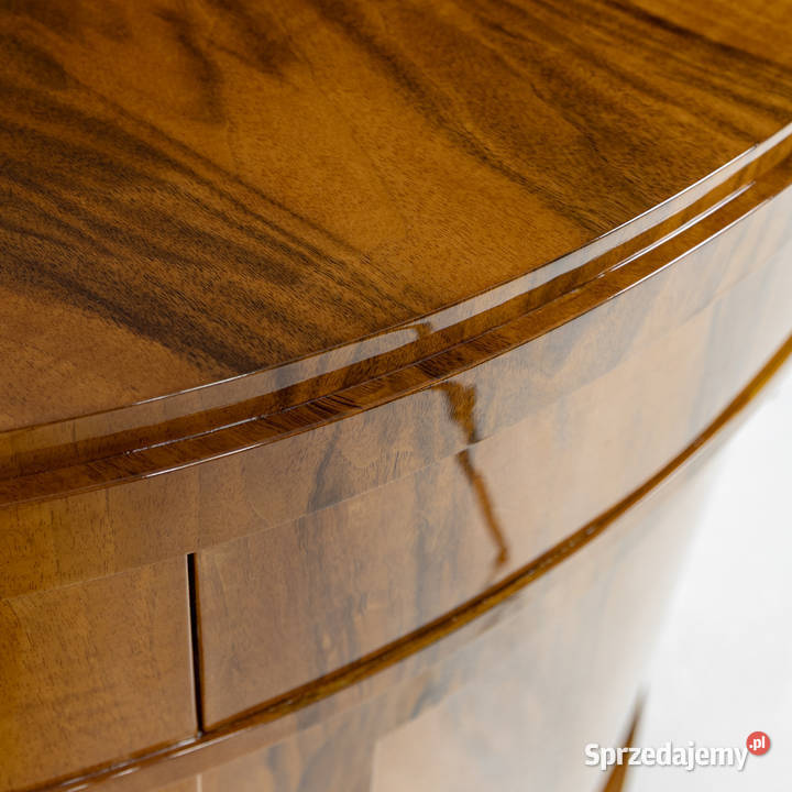 Kątnik Komoda Narożna Biedermeier Orzech Połsyk Swarzędz