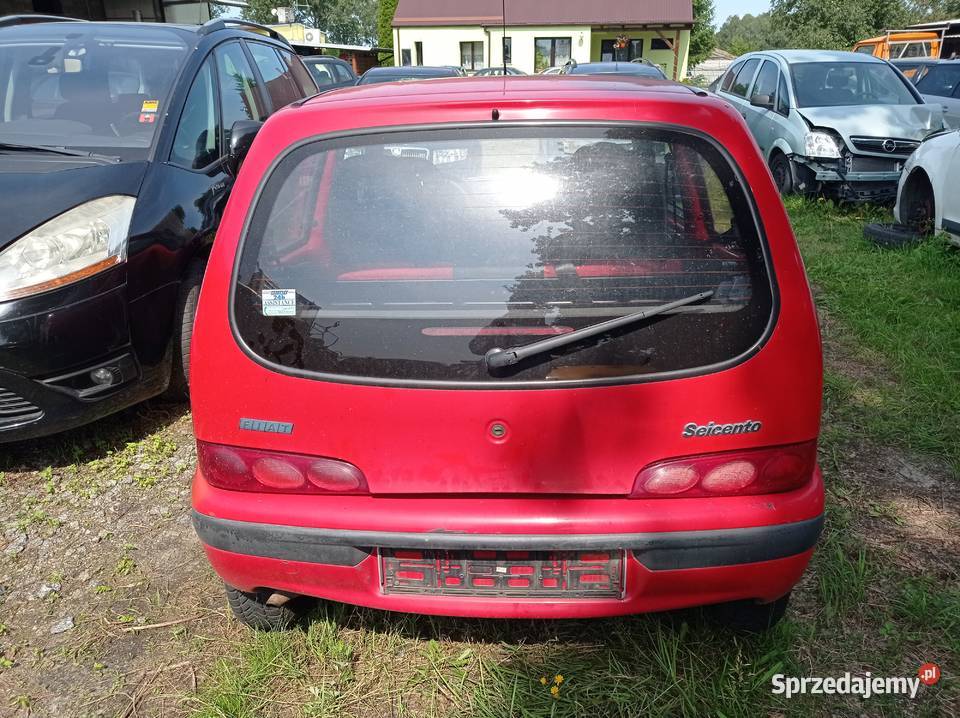 Fiat Seicento 11 40 kW 2003 r dawca części Szklarka Myślniewska sprzedam