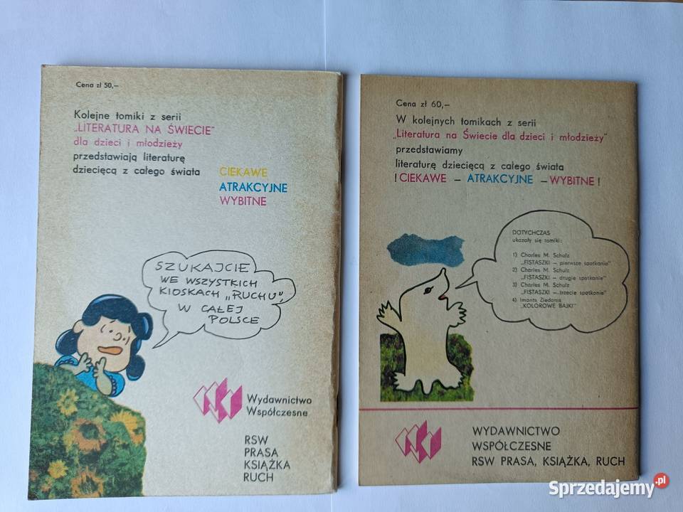 Komiks Fistaszki trzecie spotkanie Ch M Schulz i Gdynia