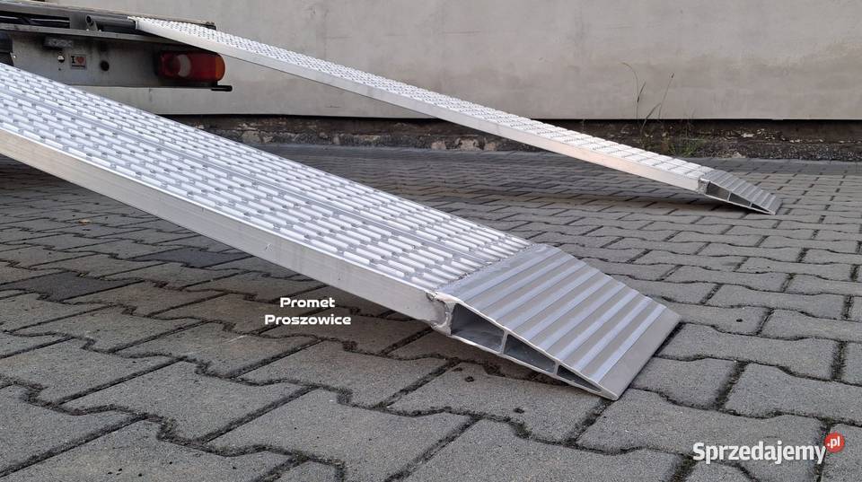 2 Najazdy Aluminiowe 250 x 32 Panelowe do 25T autolaweta Fiat Proszowice