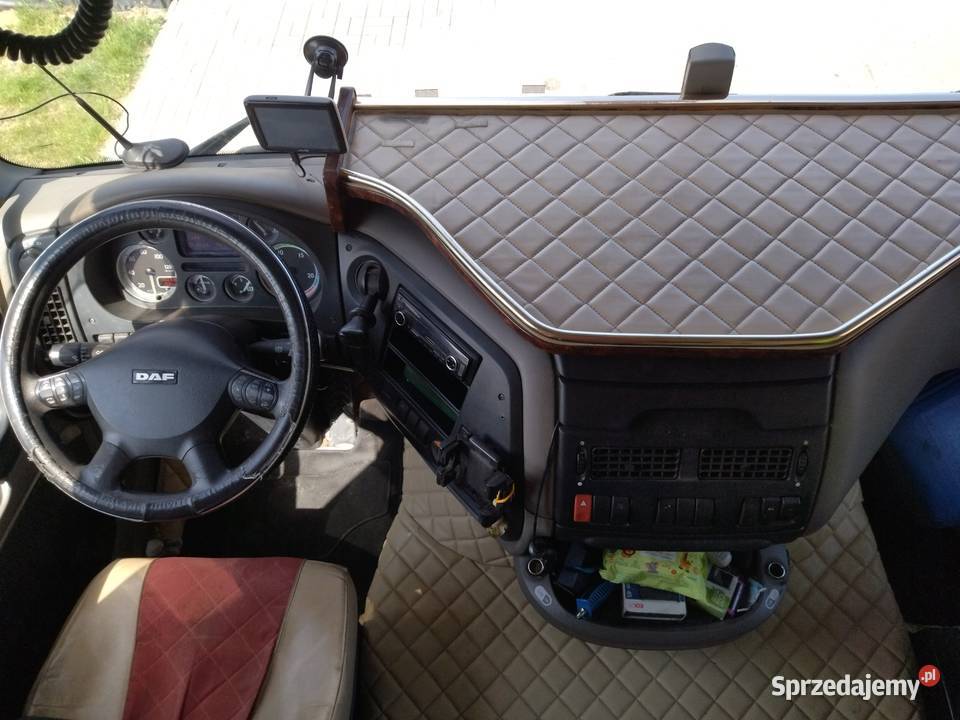 DAF FT XF105460T 2010 przebieg 993553 blokada mostu Nowe Miasto Lubawskie