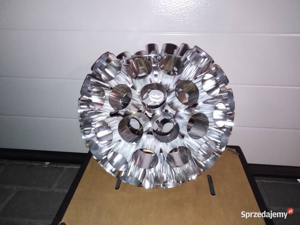 Lampa oprawa świetlna metalowa kula aluminium Łomianki