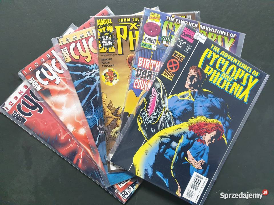 Cyclops Phoenix zestaw 6 oryginalnych komiksów pomorskie Gdynia