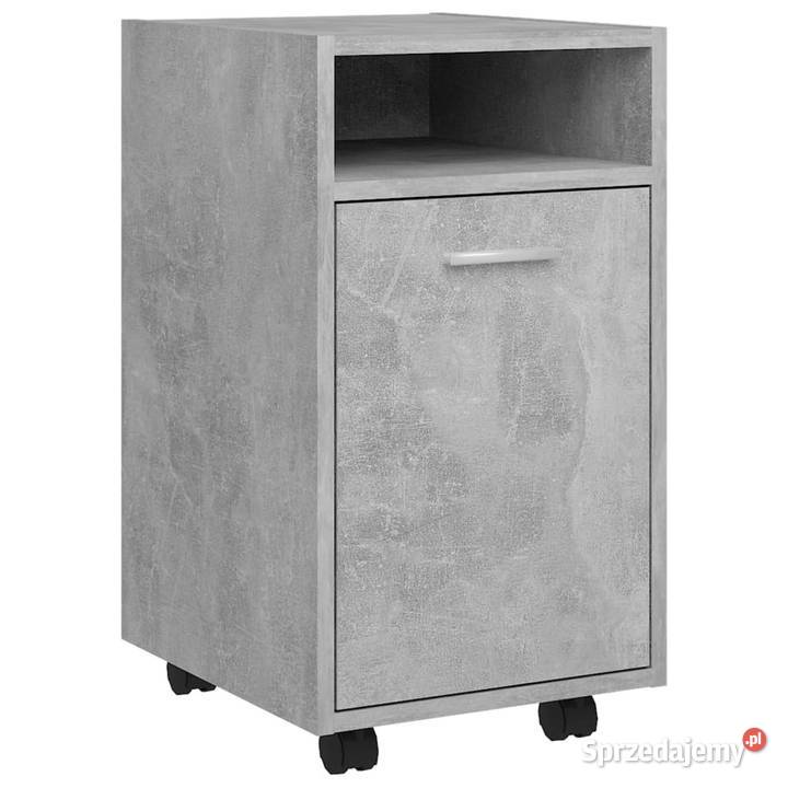 Szafka boczna z kółkami szarość betonu 33x38x60 Warszawa