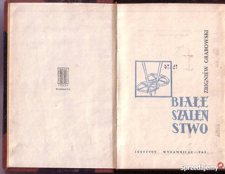 8639 BIAŁE SZALEŃSTWO ZBIGNIEW GRABOWSKI sprzedam