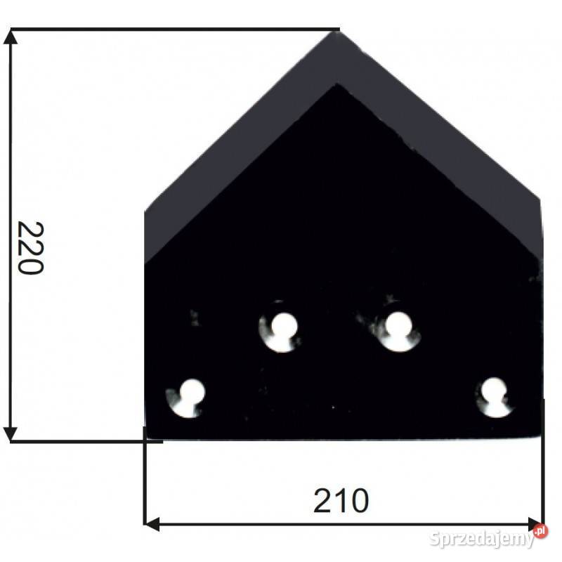 Nóż wycinaka środkowy 220x210x8 APL00050 Kamionna sprzedam
