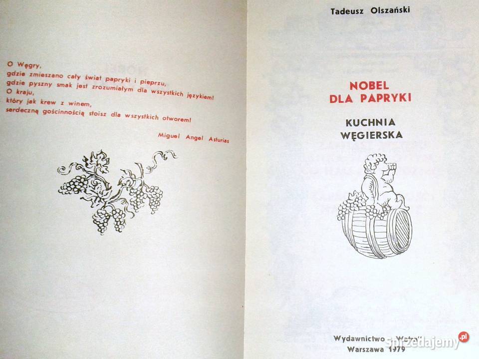 Nobel papryki Tadeusz Olszański Chełm sprzedam