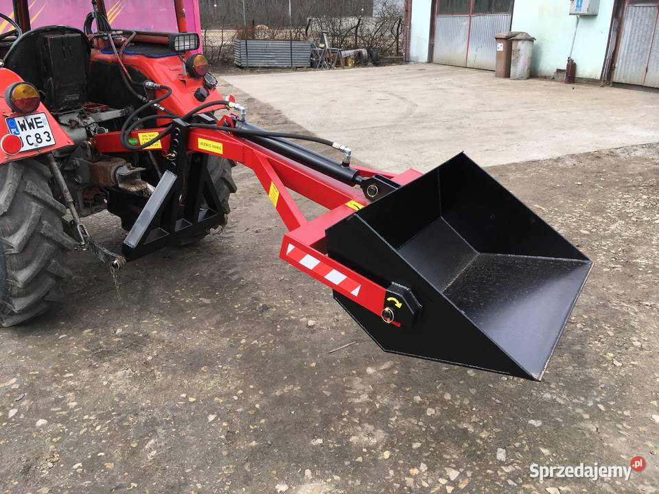 Ładowacz hydrauliczny na tył do każdego ciągnika nieuszkodzony Węgrów