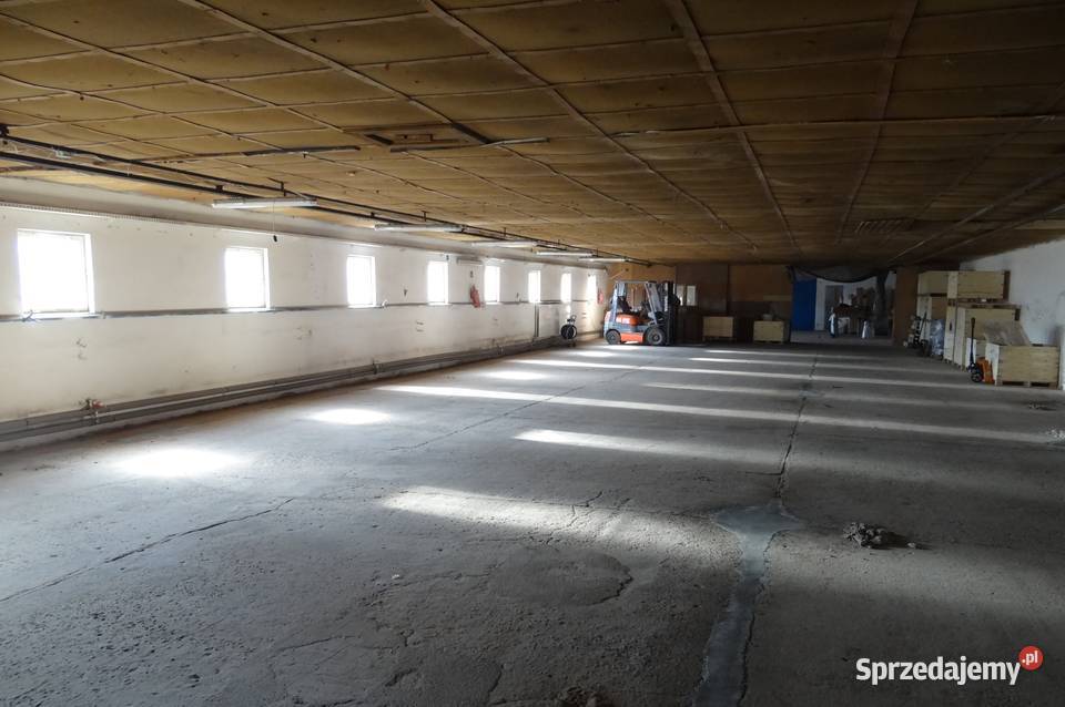 Nieruchomość działka 8500m dom 200m hala 900m