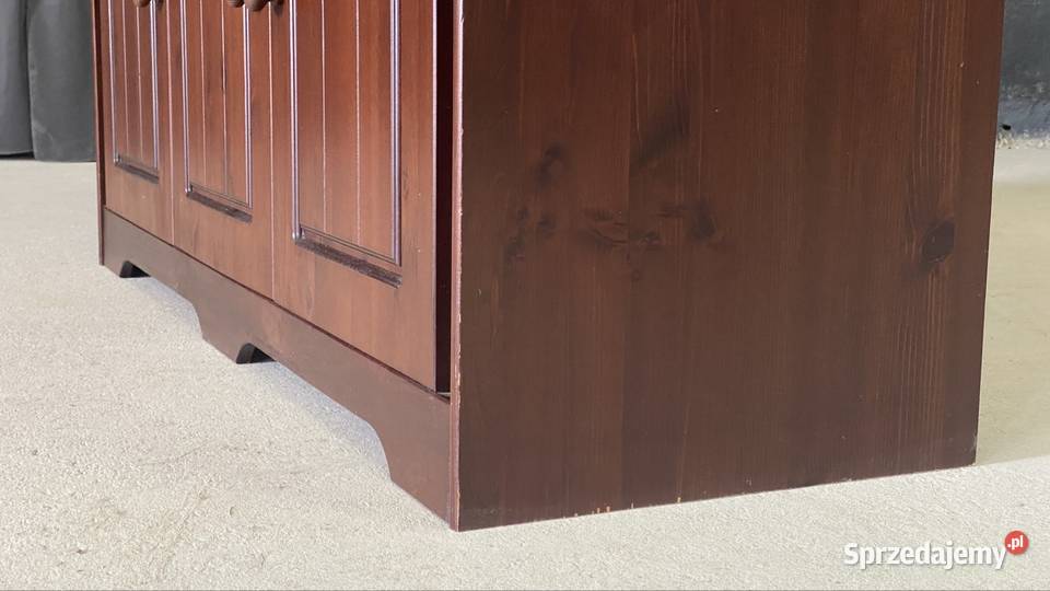 Drewniana komoda szafka rustykalna