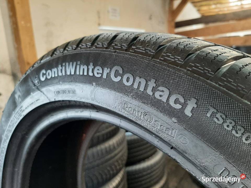 2x Opona UŻYWANA ZIMOWA 20550R17 CONTINENTA 150 Zaścianki