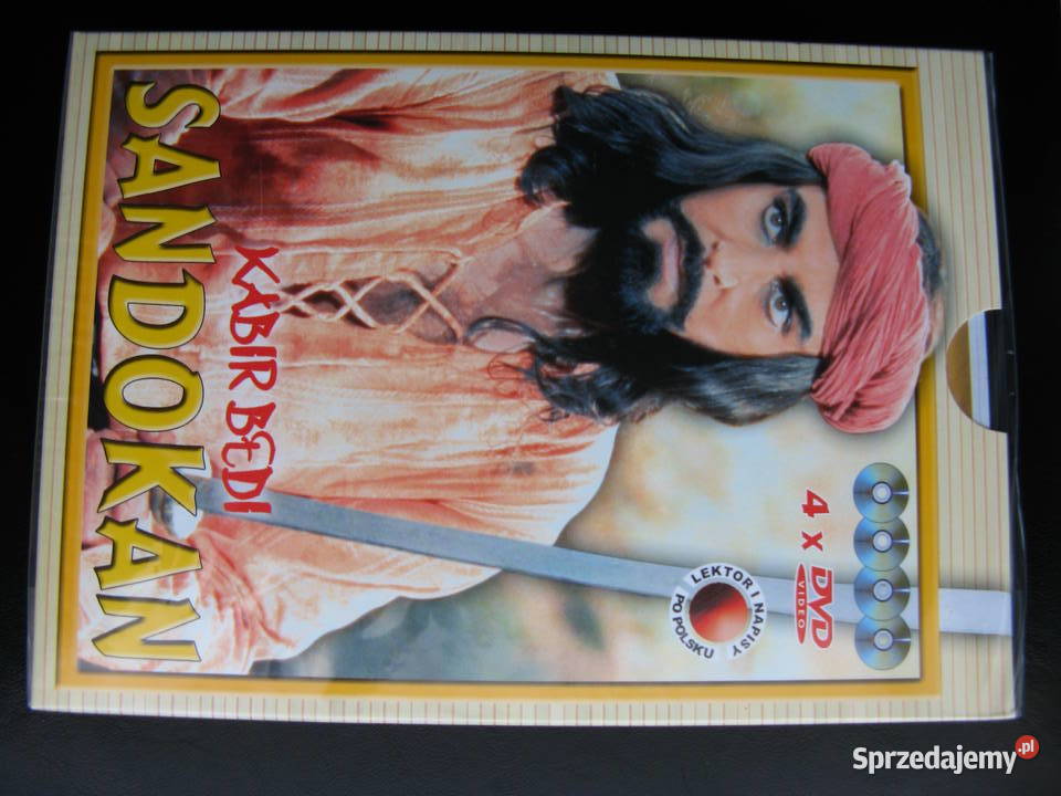 Sandokan BOX 4 DVD polski lektorNowy pełne Filmy wielkopolskie Poznań