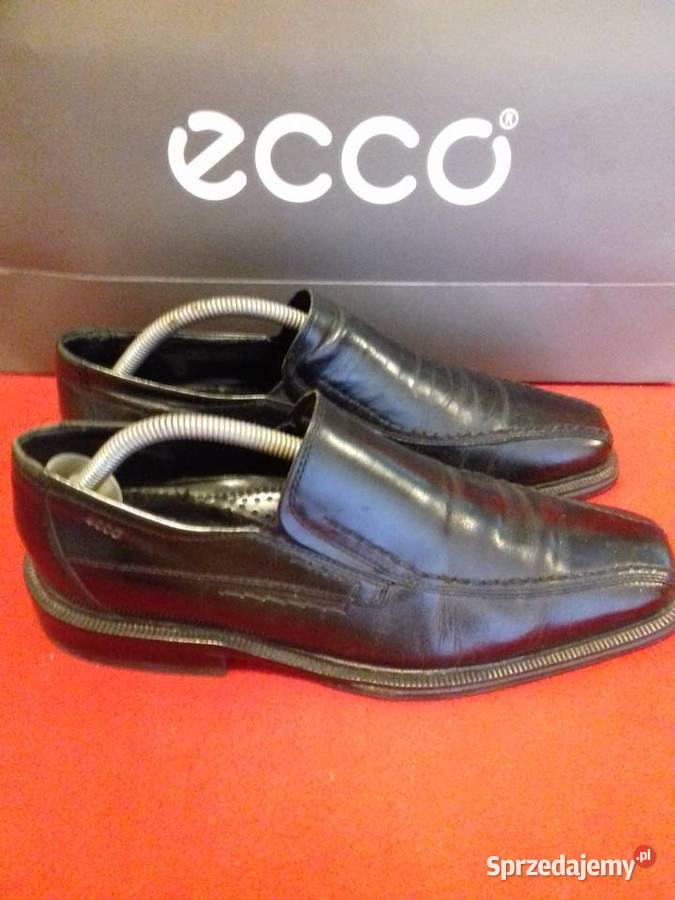 Pantofle Ecco slip on skórzana podeszwa mazowieckie Warszawa